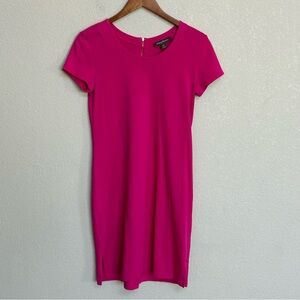 Tommy Bahama Fandango Short Sleeve Zipper-Back Dress Hot Pink